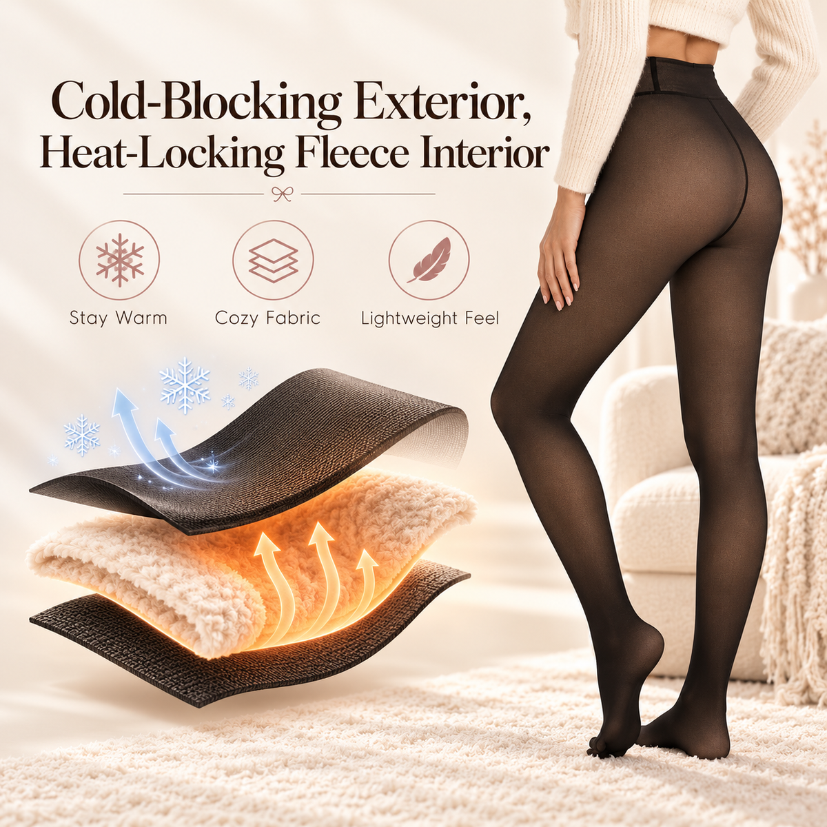 Invisible Fleece™ Tights